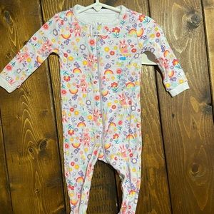 Baby girl footie pajamas